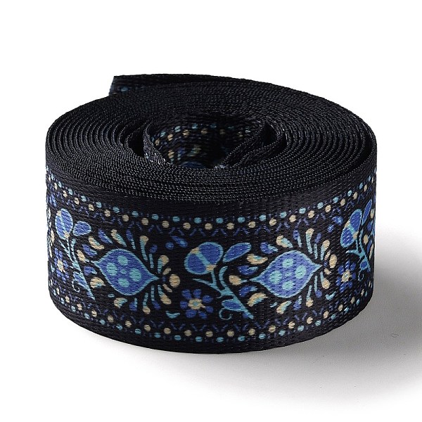 PandaHall Ethnic Style Embroidery Polyester Ribbons, Jacquard Ribbon, Flower Pattern, Royal Blue, 1-1/2 inch(37.5mm) Polyester Flower
PandaHall Ethnic Style Embroidery Polyester Ribbons, Jacquard Ribbon, Flower Pattern, Royal Blue, 1-1/2 inch(37.5mm) Polyester Flower