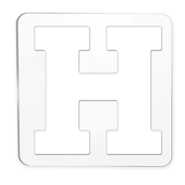 PandaHall Acrylic Earring Handwork Template, Card Leather Cutting Stencils, Square, Letter Pattern, Letter.H, 15.2x15.2x0.4cm Acrylic Letter..., Clear
PandaHall Acrylic Earring Handwork Template, Card Leather Cutting Stencils, Square, Letter Pattern, Letter.H, 15.2x15.2x0.4cm Acrylic Letter..., Clear