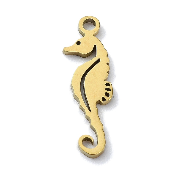 PandaHall 304 Stainless Steel Pendants, Laser Cut, Sea Horse Charms, Golden, 17.5x6x1mm, Hole: 1.2mm 304 Stainless Steel Sea Horse
PandaHall 304 Stainless Steel Pendants, Laser Cut, Sea Horse Charms, Golden, 17.5x6x1mm, Hole: 1.2mm 304 Stainless Steel Sea Horse