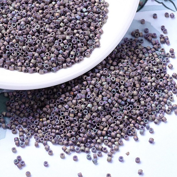 PandaHall MIYUKI Delica Beads, Cylinder, Japanese Seed Beads, 11/0, (DB1067) Matte Metallic Thistle Gold Iris, 1.3x1.6mm, Hole: 0.8mm, about..., Purple
PandaHall MIYUKI Delica Beads, Cylinder, Japanese Seed Beads, 11/0, (DB1067) Matte Metallic Thistle Gold Iris, 1.3x1.6mm, Hole: 0.8mm, about..., Purple
