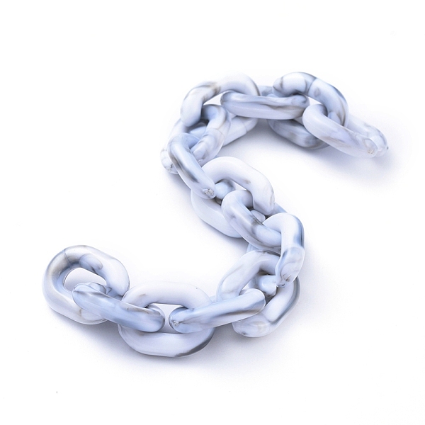 PandaHall Transparent Acrylic Handmade Cable Chain, Oval, WhiteSmoke, 19x14.5x4mm, about 39.37 inch(1m)/strand Acrylic White
PandaHall Transparent Acrylic Handmade Cable Chain, Oval, WhiteSmoke, 19x14.5x4mm, about 39.37 inch(1m)/strand Acrylic White
