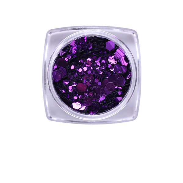 PandaHall Hexagon Shining Nail Art Decoration Accessories, with Glitter Powder and Sequins, DIY Sparkly Paillette Tips Nail, Dark Violet...
PandaHall Hexagon Shining Nail Art Decoration Accessories, with Glitter Powder and Sequins, DIY Sparkly Paillette Tips Nail, Dark Violet...