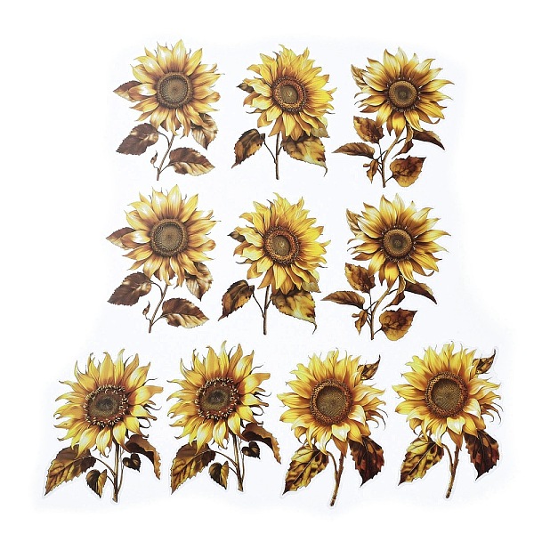 PandaHall 10Pcs 5 Styles Flower PET Waterproof Stickers, Floral Self-Adhesive Decals for DIY Scrapbooking, Photo Album Decoration, Gold...
PandaHall 10Pcs 5 Styles Flower PET Waterproof Stickers, Floral Self-Adhesive Decals for DIY Scrapbooking, Photo Album Decoration, Gold...