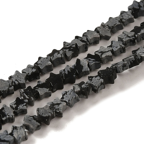 PandaHall Natural Snowflake Obsidian Beads Strands, Star, 4x4.5x2mm, Hole: 0.8mm, about 102pcs/strand, 15.35 inch(39cm) Snowflake Obsidian...
PandaHall Natural Snowflake Obsidian Beads Strands, Star, 4x4.5x2mm, Hole: 0.8mm, about 102pcs/strand, 15.35 inch(39cm) Snowflake Obsidian...