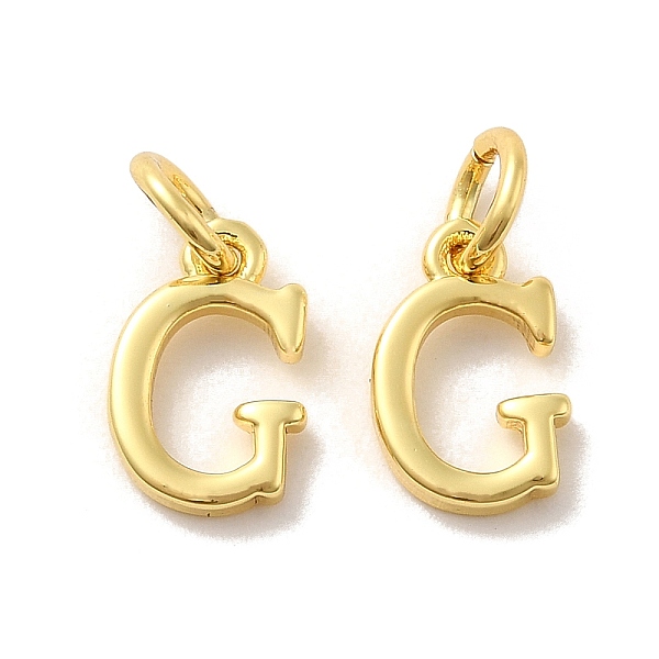PandaHall Brass Pendants, with Jump Ring, Letter G, 10x6.5x1.5mm, Ring: 5x1mm, inner diameter: 3mm Brass Letter G
PandaHall Brass Pendants, with Jump Ring, Letter G, 10x6.5x1.5mm, Ring: 5x1mm, inner diameter: 3mm Brass Letter G