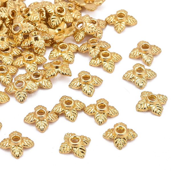 PandaHall Tibetan Style Bead Caps, Cadmium Free & Nickel Free & Lead Free, Flower, Golden, 6x6x2mm, Hole: 1mm Alloy
PandaHall Tibetan Style Bead Caps, Cadmium Free & Nickel Free & Lead Free, Flower, Golden, 6x6x2mm, Hole: 1mm Alloy