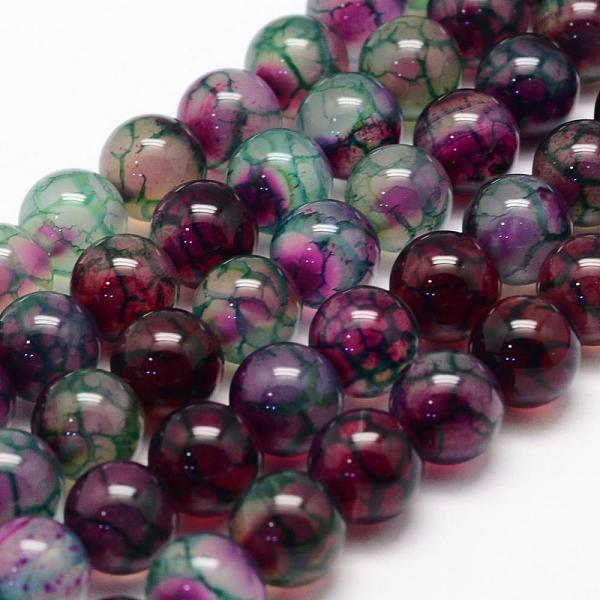 PandaHall Natural Dragon Veins Agate Bead Strands, Round, Dyed, Colorful, 6mm, Hole: 1mm, about 62~63pcs/strand, 14.5 inch Dragon Veins...
PandaHall Natural Dragon Veins Agate Bead Strands, Round, Dyed, Colorful, 6mm, Hole: 1mm, about 62~63pcs/strand, 14.5 inch Dragon Veins...