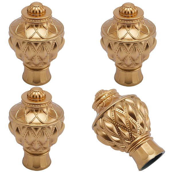 PandaHall Plastic Curtain Rod Heads, Round Drapery Pole Finials, Pineapple, Gold, 99.3x63mm, Inner Diameter: 27.8mm Plastic Pineapple Gold
PandaHall Plastic Curtain Rod Heads, Round Drapery Pole Finials, Pineapple, Gold, 99.3x63mm, Inner Diameter: 27.8mm Plastic Pineapple Gold