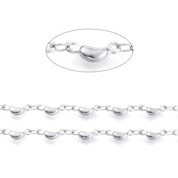 PandaHall 304 Stainless Steel Link Chains, Soldered, with Spool, Moon, Stainless Steel Color, Oval Link: 3.5x2x0.3mm, Moon: 10x4x2mm, about...
PandaHall 304 Stainless Steel Link Chains, Soldered, with Spool, Moon, Stainless Steel Color, Oval Link: 3.5x2x0.3mm, Moon: 10x4x2mm, about...