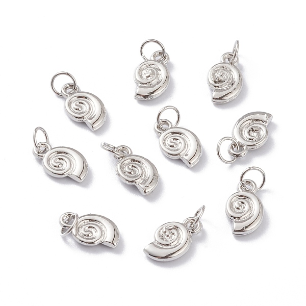 PandaHall Alloy Charms, Long-Lasting Plated, with Jump Rings, Snail Shell, Real Platinum Plated, 12x7x2mm, Jump Ring: 5x1mm, Inner Diameter...
PandaHall Alloy Charms, Long-Lasting Plated, with Jump Rings, Snail Shell, Real Platinum Plated, 12x7x2mm, Jump Ring: 5x1mm, Inner Diameter...