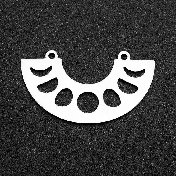 PandaHall 201 Stainless Steel Pendant Links, Laser Cut, Half Donut, Stainless Steel Color, 18x32x1mm, Hole: 1.5mm 201 Stainless Steel Others
PandaHall 201 Stainless Steel Pendant Links, Laser Cut, Half Donut, Stainless Steel Color, 18x32x1mm, Hole: 1.5mm 201 Stainless Steel Others