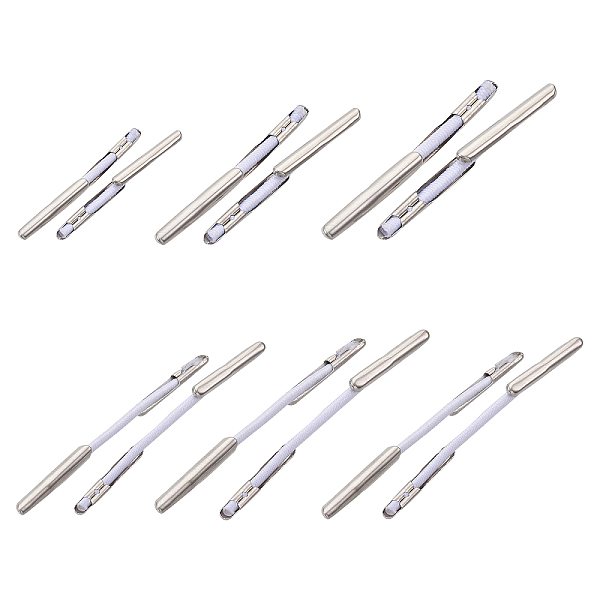 PandaHall UNICRAFTALE about 300pcs 6 Sizes 25-53mm Long Elastic Barbed Cord with Stainless Steel Findings Stretch Cord with Metal Ends Metal..., White
PandaHall UNICRAFTALE about 300pcs 6 Sizes 25-53mm Long Elastic Barbed Cord with Stainless Steel Findings Stretch Cord with Metal Ends Metal..., White