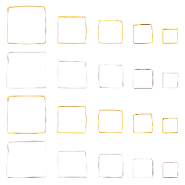 PandaHall 200pcs Square Linking Rings 5 Sizes Geometry Metal Charms Links Frames Charms Jewelry Connectors for Necklaces Bracelets Jewelry...
PandaHall 200pcs Square Linking Rings 5 Sizes Geometry Metal Charms Links Frames Charms Jewelry Connectors for Necklaces Bracelets Jewelry...