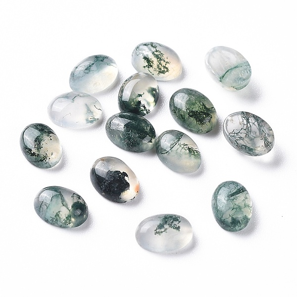 PandaHall Natural Moss Agate Cabochons, Flat Back, Oval, 6x4x2.5mm Moss Agate Oval
PandaHall Natural Moss Agate Cabochons, Flat Back, Oval, 6x4x2.5mm Moss Agate Oval