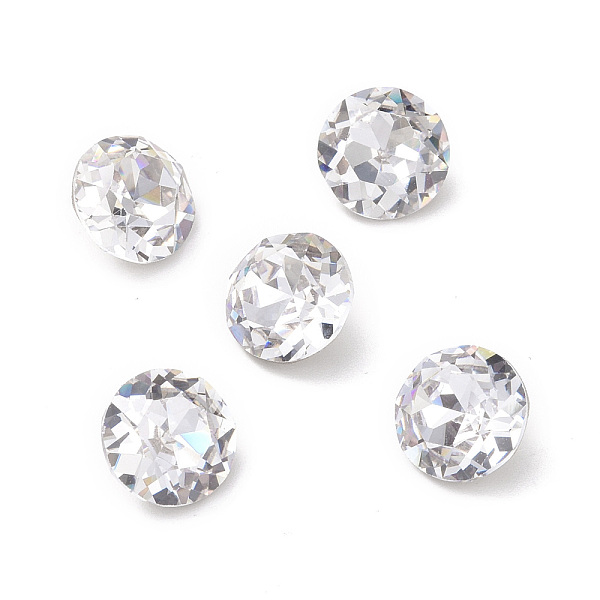 PandaHall K9 Glass Rhinestone Cabochons, Pointed Back & Back Plated, Flat Round, Crystal, 8x4.5mm Glass Rhinestone Flat Round Clear
PandaHall K9 Glass Rhinestone Cabochons, Pointed Back & Back Plated, Flat Round, Crystal, 8x4.5mm Glass Rhinestone Flat Round Clear