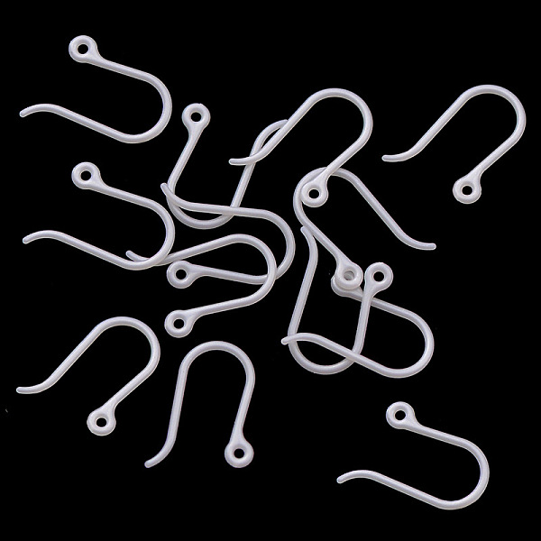 PandaHall Plastic Earring Hooks, Ear Wire, with Horizontal Loop, WhiteSmoke, 11x9x0.6mm, 22 Gauge, Hole: 0.9mm Plastic White
PandaHall Plastic Earring Hooks, Ear Wire, with Horizontal Loop, WhiteSmoke, 11x9x0.6mm, 22 Gauge, Hole: 0.9mm Plastic White