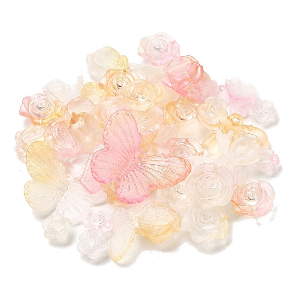 PandaHall Transparent Acrylic Beads, Frosted, Mixed Shapes, Lemon Chiffon, 12~30.5x11.5~39.5x2.5~9mm, Hole: 1.6~2.7mm Acrylic Mixed Shapes
PandaHall Transparent Acrylic Beads, Frosted, Mixed Shapes, Lemon Chiffon, 12~30.5x11.5~39.5x2.5~9mm, Hole: 1.6~2.7mm Acrylic Mixed Shapes