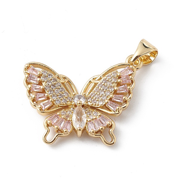 PandaHall Rack Plating Brass Micro Pave Cubic Zirconia Pendants, Long-Lasting Plated, Cadmium Free & Lead Free, Butterfly Charm, Real 18K..., Pink
PandaHall Rack Plating Brass Micro Pave Cubic Zirconia Pendants, Long-Lasting Plated, Cadmium Free & Lead Free, Butterfly Charm, Real 18K..., Pink