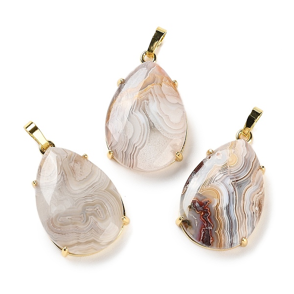 PandaHall Natural Mexican Agate Pendants, Brass Teardrop Charms, Golden, Cadmium Free & Lead Free, 33x18x5~6mm, Hole: 5x4mm Mexican Agate...
PandaHall Natural Mexican Agate Pendants, Brass Teardrop Charms, Golden, Cadmium Free & Lead Free, 33x18x5~6mm, Hole: 5x4mm Mexican Agate...