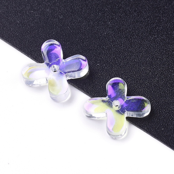 PandaHall Electroplate Glass Beads, Clover, Clear AB, 10.5x10.5x2mm, Hole: 1mm Glass Clover White
PandaHall Electroplate Glass Beads, Clover, Clear AB, 10.5x10.5x2mm, Hole: 1mm Glass Clover White
