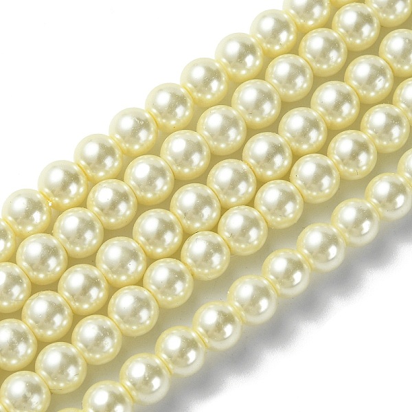 PandaHall Eco-Friendly Dyed Glass Pearl Round Beads Strands, Grade A, Cotton Cord Threaded, Lemon Chiffon, 6mm, Hole: 0.7~1.1mm, about...
PandaHall Eco-Friendly Dyed Glass Pearl Round Beads Strands, Grade A, Cotton Cord Threaded, Lemon Chiffon, 6mm, Hole: 0.7~1.1mm, about...