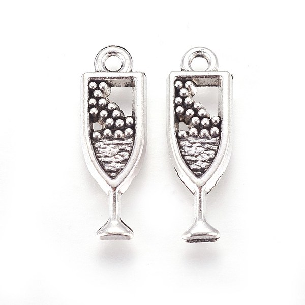 PandaHall Tibetan Style Zinc Alloy Pendants, Wine Glass, Antique Silver, 20.5x6.5x1.8mm, Hole: 1.4mm Alloy Tableware
PandaHall Tibetan Style Zinc Alloy Pendants, Wine Glass, Antique Silver, 20.5x6.5x1.8mm, Hole: 1.4mm Alloy Tableware