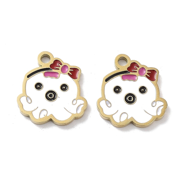 PandaHall Ion Plating(IP) 304 Stainless Steel Enamel Pendants, Octopus Charm, Golden, White, 15x13.5x1.5mm, Hole: 1.8mm Stainless...
PandaHall Ion Plating(IP) 304 Stainless Steel Enamel Pendants, Octopus Charm, Golden, White, 15x13.5x1.5mm, Hole: 1.8mm Stainless...