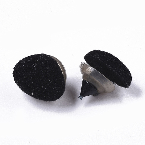 PandaHall Flocky Plastic Cabochons for DIY Scrapbooking Crafts, Toy Accessories, Nose, Black, 14x18x17mm Plastic
PandaHall Flocky Plastic Cabochons for DIY Scrapbooking Crafts, Toy Accessories, Nose, Black, 14x18x17mm Plastic