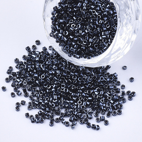 PandaHall Electroplate Glass Cylinder Beads, Seed Beads, Round Hole, Metallic Colours, Prussian Blue, 1.5~2x1~2mm, Hole: 0.8mm, about...
PandaHall Electroplate Glass Cylinder Beads, Seed Beads, Round Hole, Metallic Colours, Prussian Blue, 1.5~2x1~2mm, Hole: 0.8mm, about...