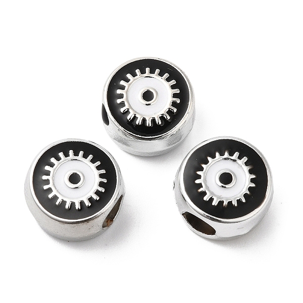 PandaHall CCB Plastic European Beads, Large Hole Beads, Flat Round with Evil Eye, Black, 12x11.5x7.5mm, Hole: 4.8mm Plastic Flat Round Black
PandaHall CCB Plastic European Beads, Large Hole Beads, Flat Round with Evil Eye, Black, 12x11.5x7.5mm, Hole: 4.8mm Plastic Flat Round Black