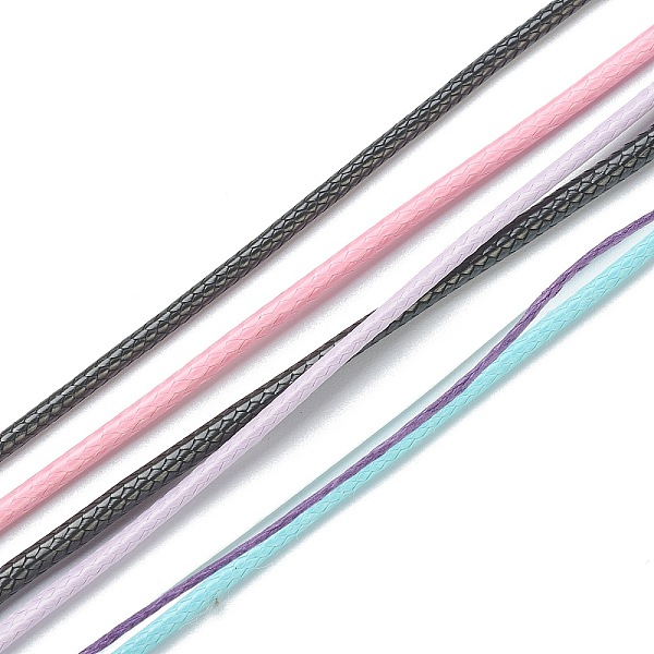PandaHall Waxed Polyester Cord, Round, Mixed Color, 0.9~2mm Waxed Polyester Cord Round Multicolor
PandaHall Waxed Polyester Cord, Round, Mixed Color, 0.9~2mm Waxed Polyester Cord Round Multicolor
