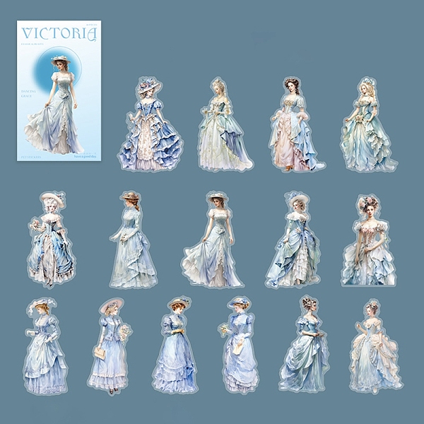 PandaHall Human Theme PET Decorative Tapes, Light Blue, 85~90x40~65x0.1mm, 30pc/set Plastic
PandaHall Human Theme PET Decorative Tapes, Light Blue, 85~90x40~65x0.1mm, 30pc/set Plastic