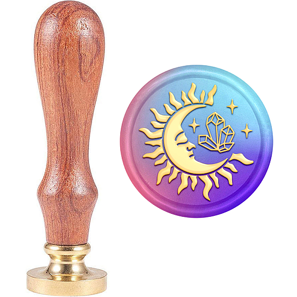 PandaHall Brass Wax Seal Stamp with Handle, for DIY Scrapbooking, Moon Pattern, 89x30mm Brass Moon
PandaHall Brass Wax Seal Stamp with Handle, for DIY Scrapbooking, Moon Pattern, 89x30mm Brass Moon