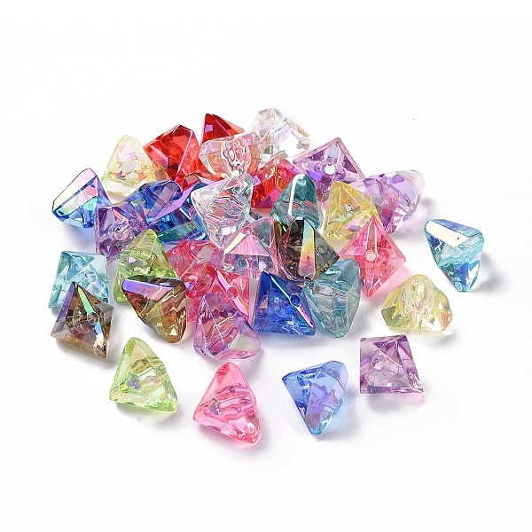 PandaHall Transparent Acrylic Beads, Triangle, Mixed Color, 18x21x16mm, Hole: 2.5mm Acrylic Triangle Multicolor
PandaHall Transparent Acrylic Beads, Triangle, Mixed Color, 18x21x16mm, Hole: 2.5mm Acrylic Triangle Multicolor