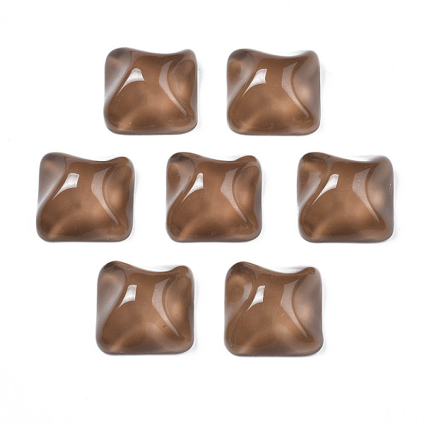 PandaHall Transparent Resin Cabochons, Water Ripple Cabochons, Square, Camel, 16x16x8.5~9mm Resin Square Brown
PandaHall Transparent Resin Cabochons, Water Ripple Cabochons, Square, Camel, 16x16x8.5~9mm Resin Square Brown