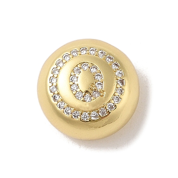 PandaHall Rack Plating Brass & Cubic Zirconia Pendants, Cadmium Free & Lead Free, Long-Lasting Plated, Flat Round with Letter, Letter Q..., Clear
PandaHall Rack Plating Brass & Cubic Zirconia Pendants, Cadmium Free & Lead Free, Long-Lasting Plated, Flat Round with Letter, Letter Q..., Clear