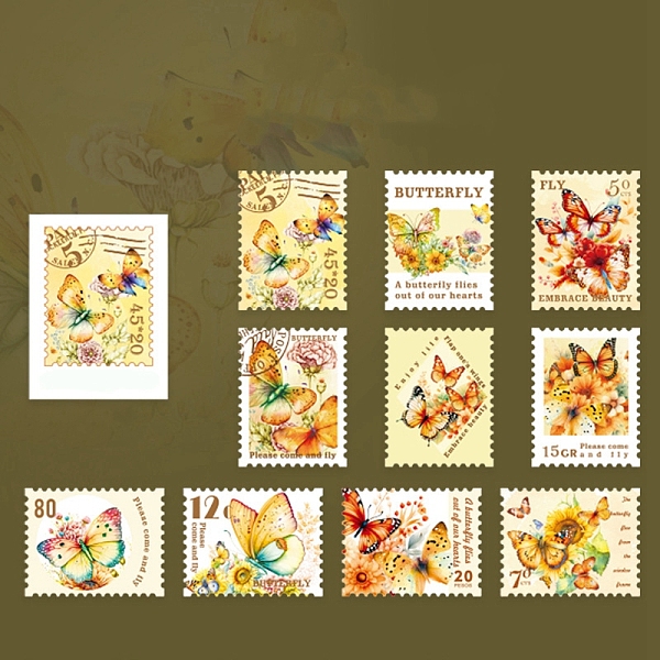 PandaHall 30Pcs PET Waterproof Self Adhesive Stickers, Stamp Decals for DIY Scrapbooking, Photo Album Decoration, Butterfly, 45x35mm PET..., Gold
PandaHall 30Pcs PET Waterproof Self Adhesive Stickers, Stamp Decals for DIY Scrapbooking, Photo Album Decoration, Butterfly, 45x35mm PET..., Gold