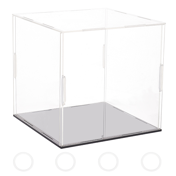 PandaHall Transparent Acrylic Display Boxes, Dust-Proof Cases, with Black Base and 4Pcs Plastic Rings, for Models, Building Blocks, Doll..., Clear
PandaHall Transparent Acrylic Display Boxes, Dust-Proof Cases, with Black Base and 4Pcs Plastic Rings, for Models, Building Blocks, Doll..., Clear