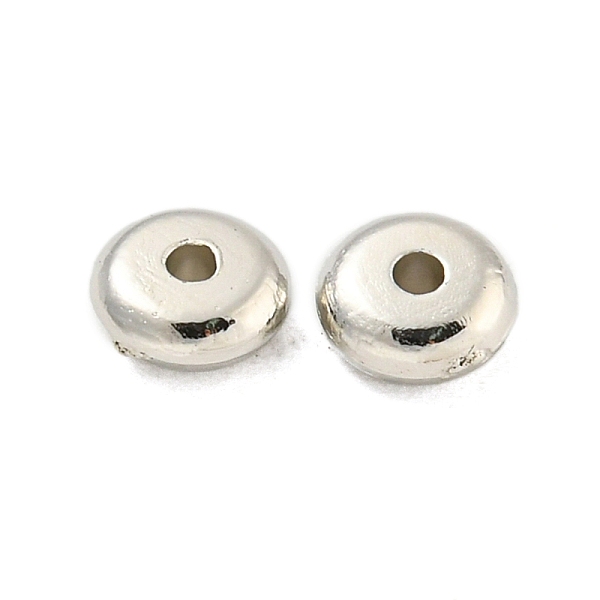 PandaHall CCB Plastic Spacer Beads, Flat Round, Platinum, 5x2mm, Hole: 1.2mm Plastic Flat Round
PandaHall CCB Plastic Spacer Beads, Flat Round, Platinum, 5x2mm, Hole: 1.2mm Plastic Flat Round