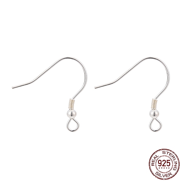 PandaHall 925 Sterling Silver Earring Hooks, with 925 Stamp, Silver, 17x19mm, Hole: 1.5mm, 22 Gauge, Pin: 0.6mm Sterling Silver Silver
PandaHall 925 Sterling Silver Earring Hooks, with 925 Stamp, Silver, 17x19mm, Hole: 1.5mm, 22 Gauge, Pin: 0.6mm Sterling Silver Silver