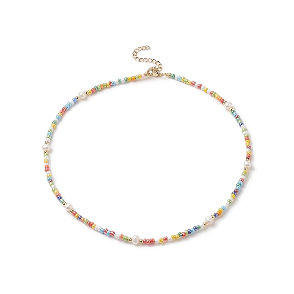 PandaHall Natural Pearl & Glass Beaded Necklace for Women, Colorful, 15.94 inch(40.5cm) Pearl Multicolor
PandaHall Natural Pearl & Glass Beaded Necklace for Women, Colorful, 15.94 inch(40.5cm) Pearl Multicolor