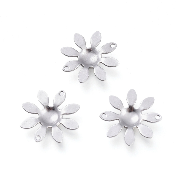 PandaHall 201 Stainless Steel Links Connectors, Laser Cut, Flower, Stainless Steel Color, 16x2mm, Hole: 1mm 201 Stainless Steel Flower
PandaHall 201 Stainless Steel Links Connectors, Laser Cut, Flower, Stainless Steel Color, 16x2mm, Hole: 1mm 201 Stainless Steel Flower
