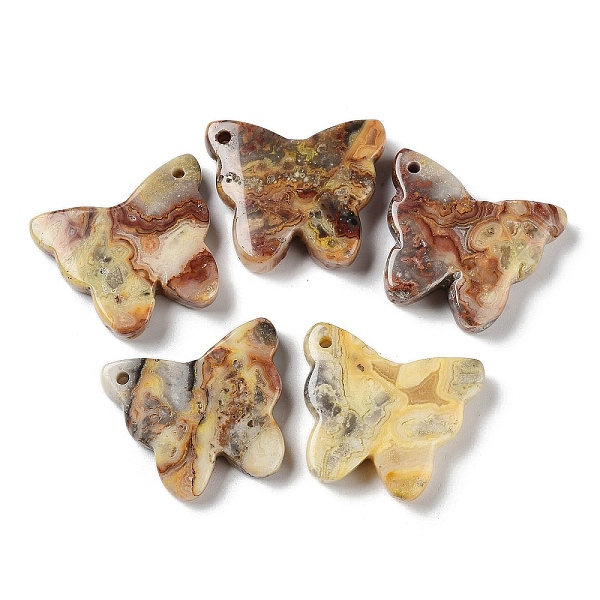 PandaHall Natural Crazy Agate Pendants, Butterfly Charms, 27.5~30x32~34x8mm, Hole: 2mm Crazy Agate Butterfly
PandaHall Natural Crazy Agate Pendants, Butterfly Charms, 27.5~30x32~34x8mm, Hole: 2mm Crazy Agate Butterfly