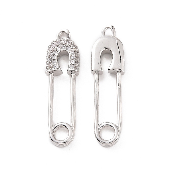 PandaHall Brass Micro Pave Clear Cubic Zirconia Pendants, Paper Clip Charm, Platinum, 31.5x8.5x3mm, Hole: 1.6mm and 3.5mm Brass+Cubic...
PandaHall Brass Micro Pave Clear Cubic Zirconia Pendants, Paper Clip Charm, Platinum, 31.5x8.5x3mm, Hole: 1.6mm and 3.5mm Brass+Cubic...