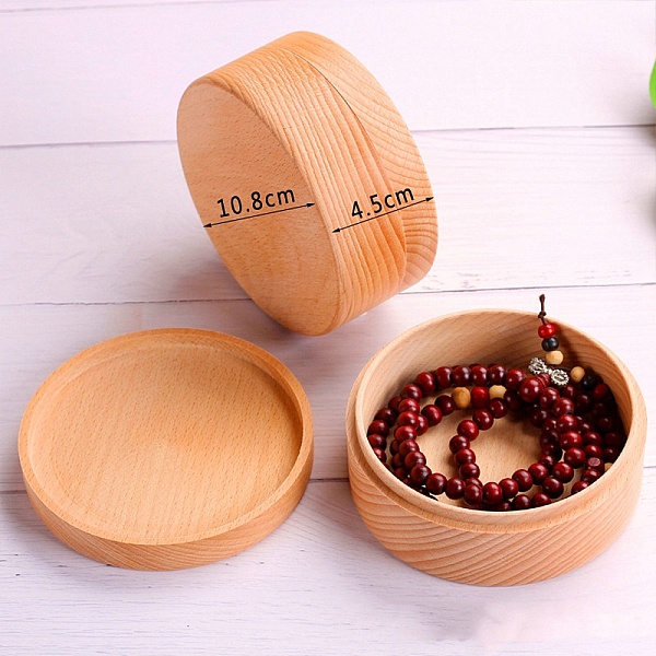 PandaHall Round Wood Ring Box, Wooden Gift Packaging Box, PeachPuff, 4.5x10.8cm Wood Round Brown
PandaHall Round Wood Ring Box, Wooden Gift Packaging Box, PeachPuff, 4.5x10.8cm Wood Round Brown