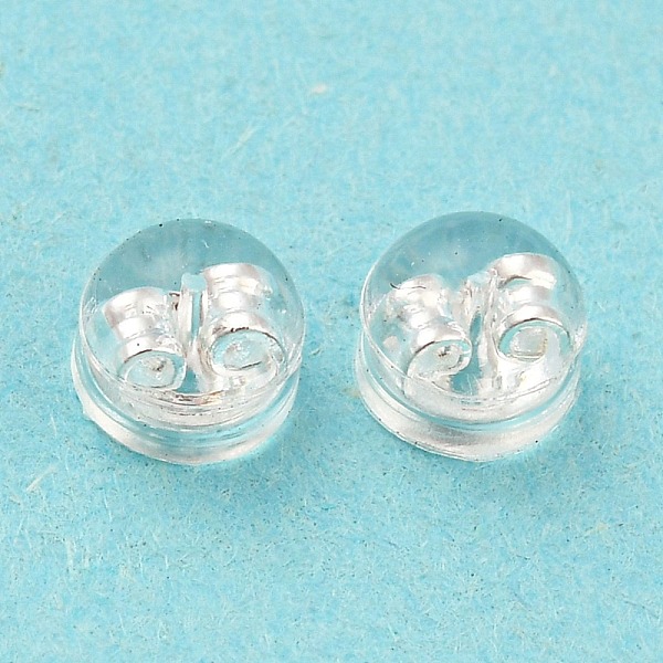 PandaHall Resin & Brass Ear Nuts, Earring Backs, Flat Round, Silver, 4.9x4mm, Hole: 0.6mm Brass Flat Round
PandaHall Resin & Brass Ear Nuts, Earring Backs, Flat Round, Silver, 4.9x4mm, Hole: 0.6mm Brass Flat Round