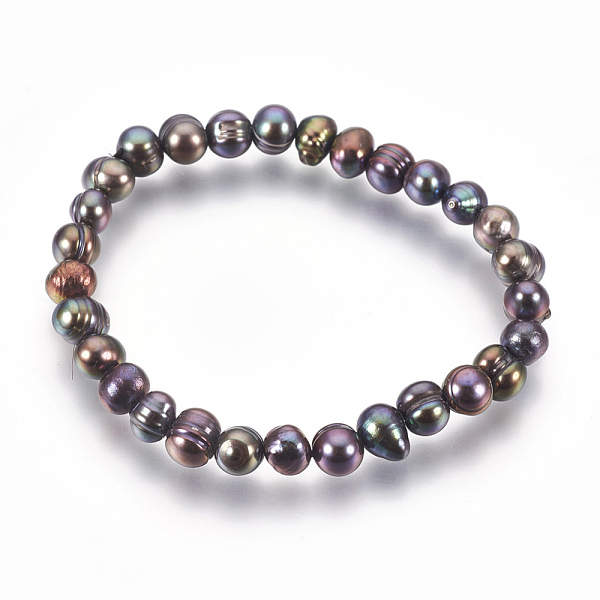 PandaHall Natural Pearl Stretch Bracelets, Potato, Prussian Blue, 2 inch(5cm) Pearl Blue
PandaHall Natural Pearl Stretch Bracelets, Potato, Prussian Blue, 2 inch(5cm) Pearl Blue