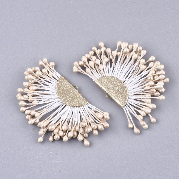 PandaHall Polycotton(Polyester Cotton) Tassel Pendant Decorations, with Foam and Brass Findings, Fan, Golden, PeachPuff, 40~45x64~68x3mm..., Brown
PandaHall Polycotton(Polyester Cotton) Tassel Pendant Decorations, with Foam and Brass Findings, Fan, Golden, PeachPuff, 40~45x64~68x3mm..., Brown