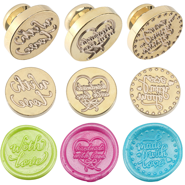 PandaHall CRASPIRE 3Pcs Wax Seal Stamp Head with Love Removable Words Sealing Stamp Brass Head for Creative Gift Envelopes Invitations Cards...
PandaHall CRASPIRE 3Pcs Wax Seal Stamp Head with Love Removable Words Sealing Stamp Brass Head for Creative Gift Envelopes Invitations Cards...