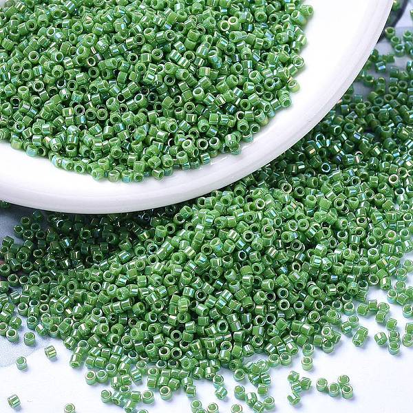 PandaHall MIYUKI Delica Beads Small, Cylinder, Japanese Seed Beads, 15/0, (DBS0163) Opaque Green AB, 1.1x1.3mm, Hole: 0.7mm, about...
PandaHall MIYUKI Delica Beads Small, Cylinder, Japanese Seed Beads, 15/0, (DBS0163) Opaque Green AB, 1.1x1.3mm, Hole: 0.7mm, about...